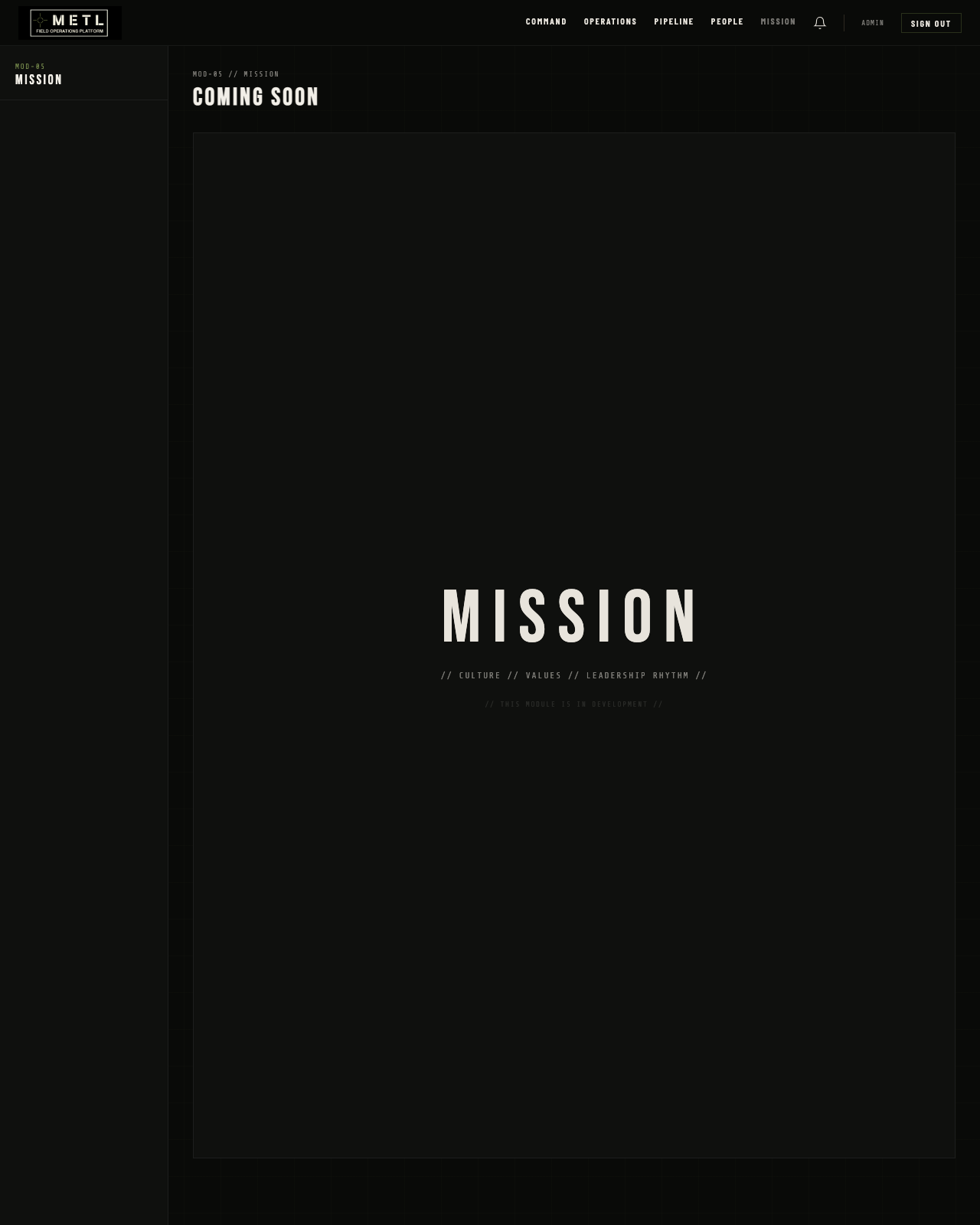 MOD-05 MISSION